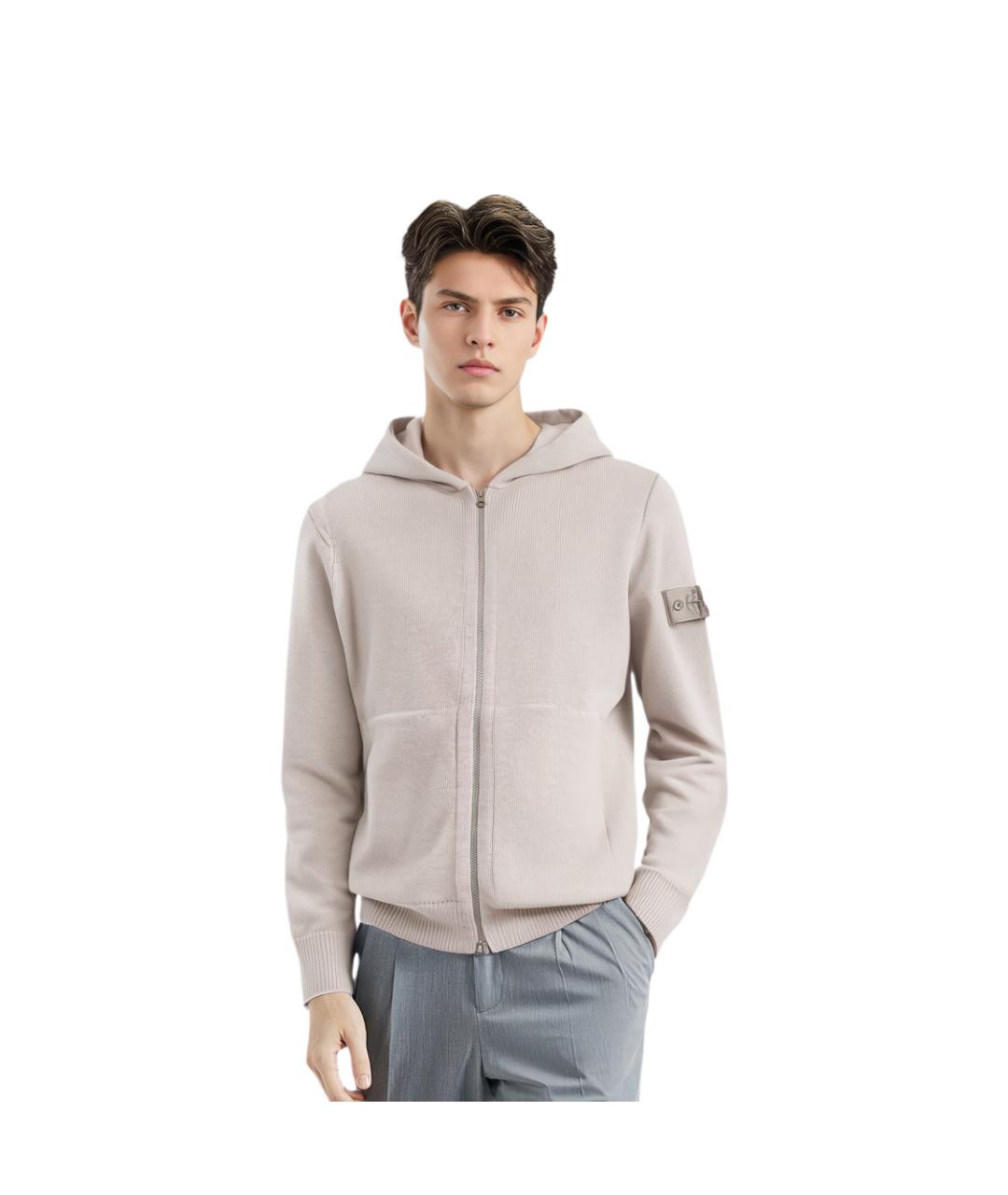 STONE ISLAND Бежевая куртка, фото 3