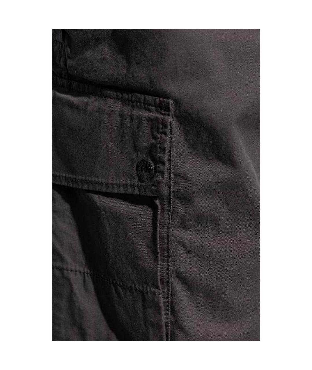 STONE ISLAND Черные шорты, фото 5