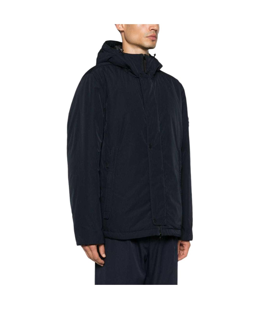 STONE ISLAND Темно-синяя куртка, фото 3