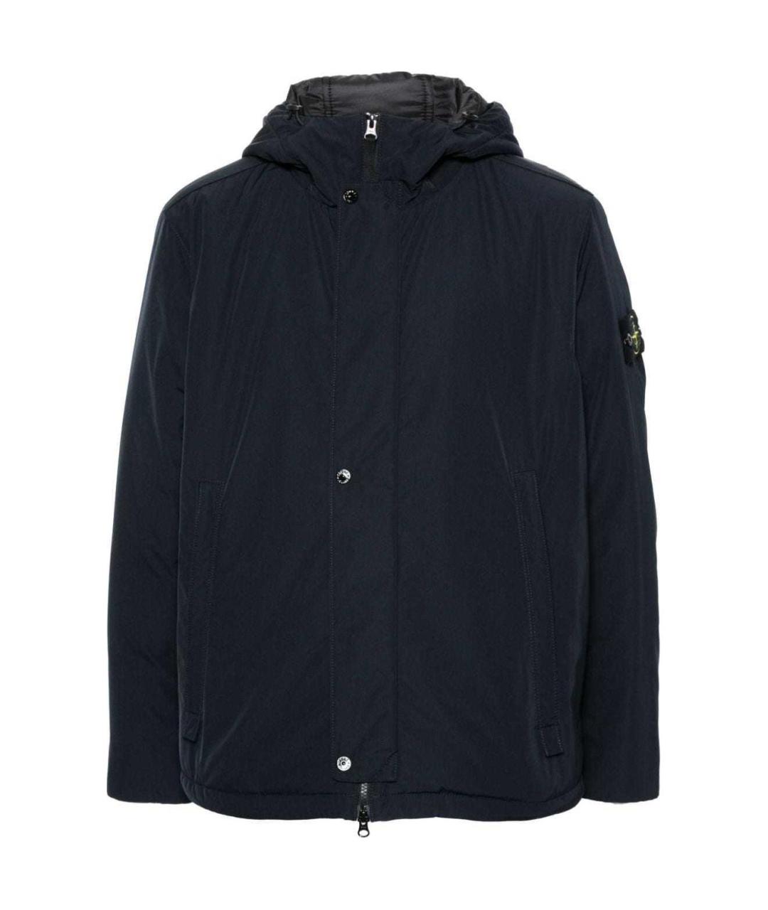 STONE ISLAND Темно-синяя куртка, фото 1