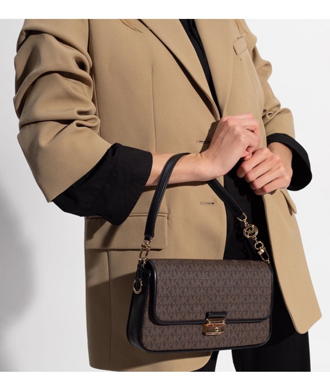MICHAEL KORS Коричневая сумка с короткими ручками, фото 4