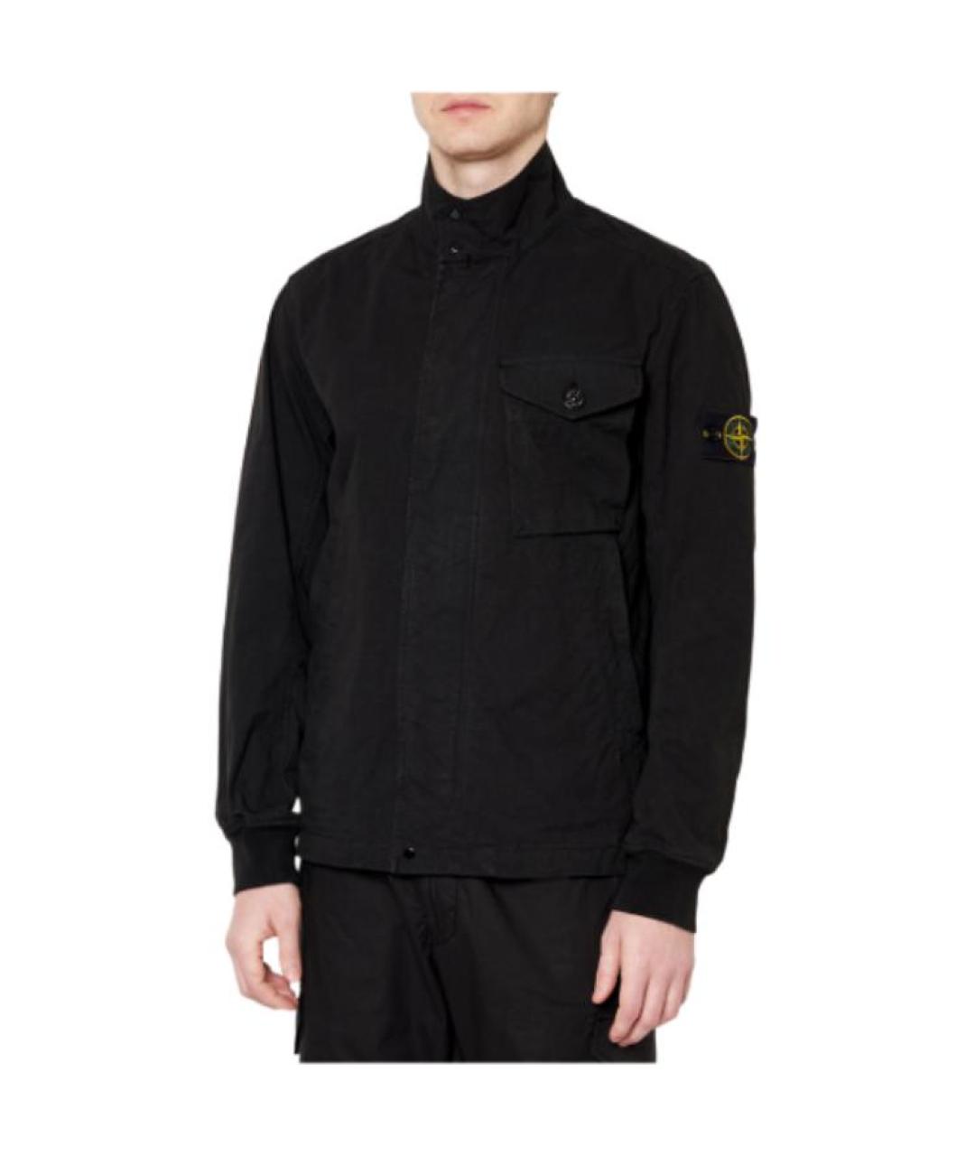 STONE ISLAND Черная куртка, фото 3