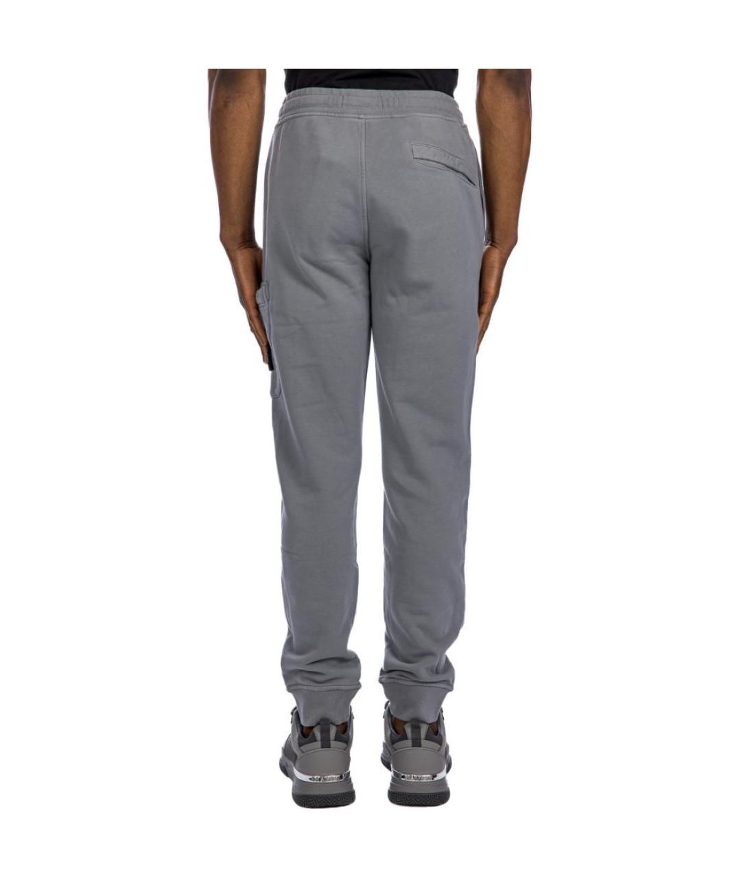 STONE ISLAND Серые повседневные брюки, фото 2