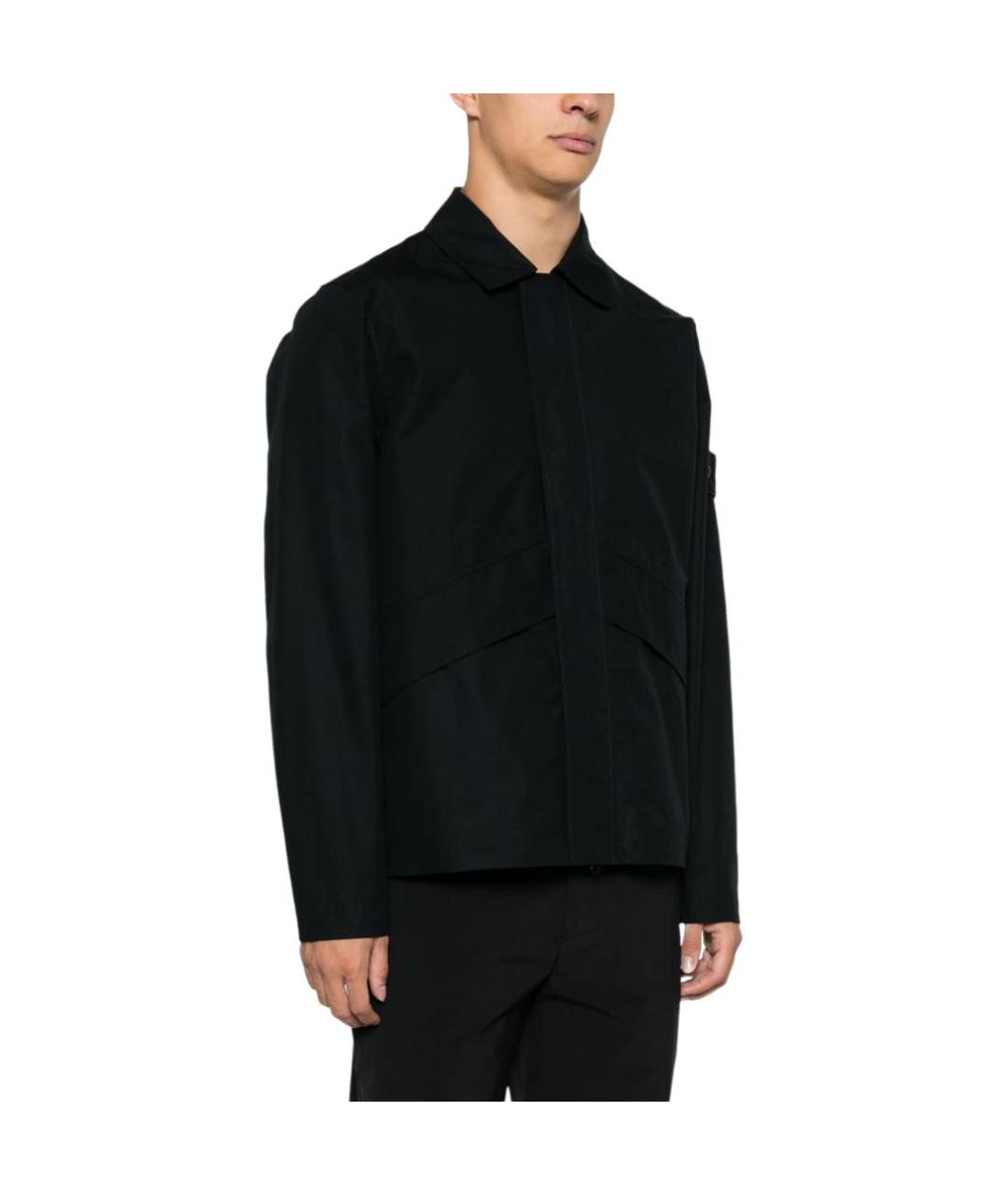 STONE ISLAND Черная куртка, фото 3