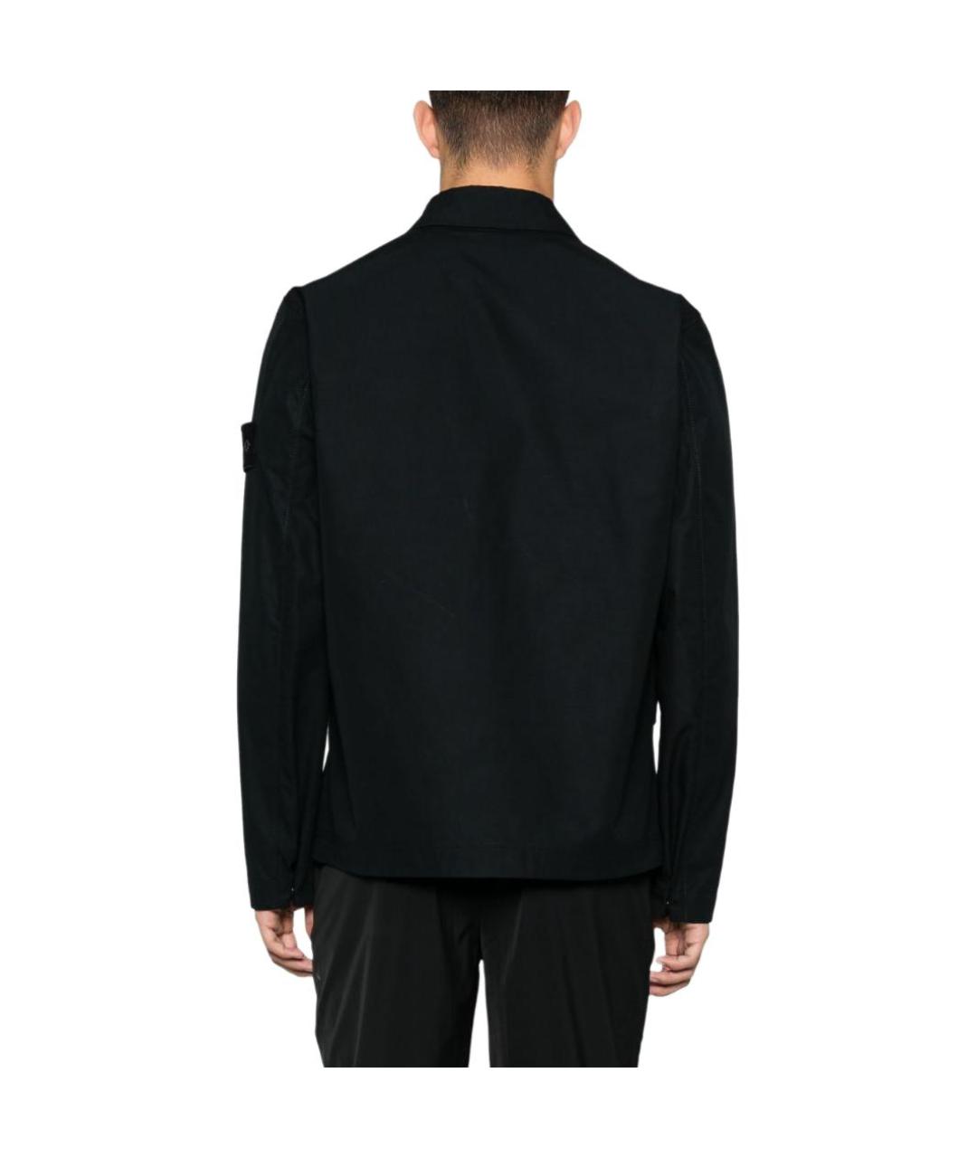 STONE ISLAND Черная куртка, фото 4
