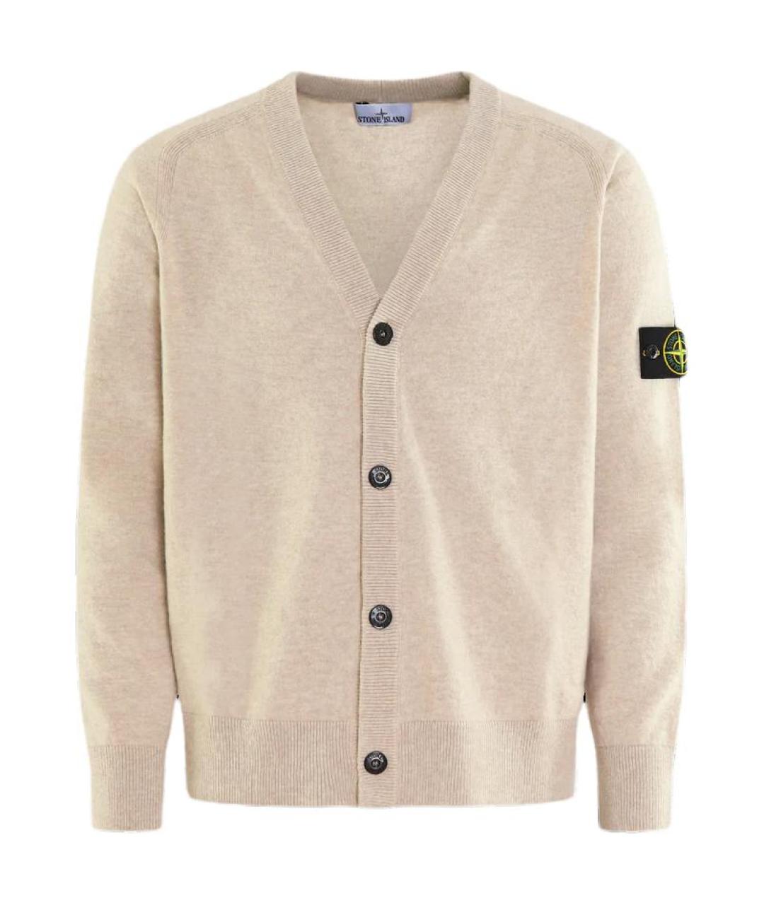 STONE ISLAND Бежевый кардиган, фото 1