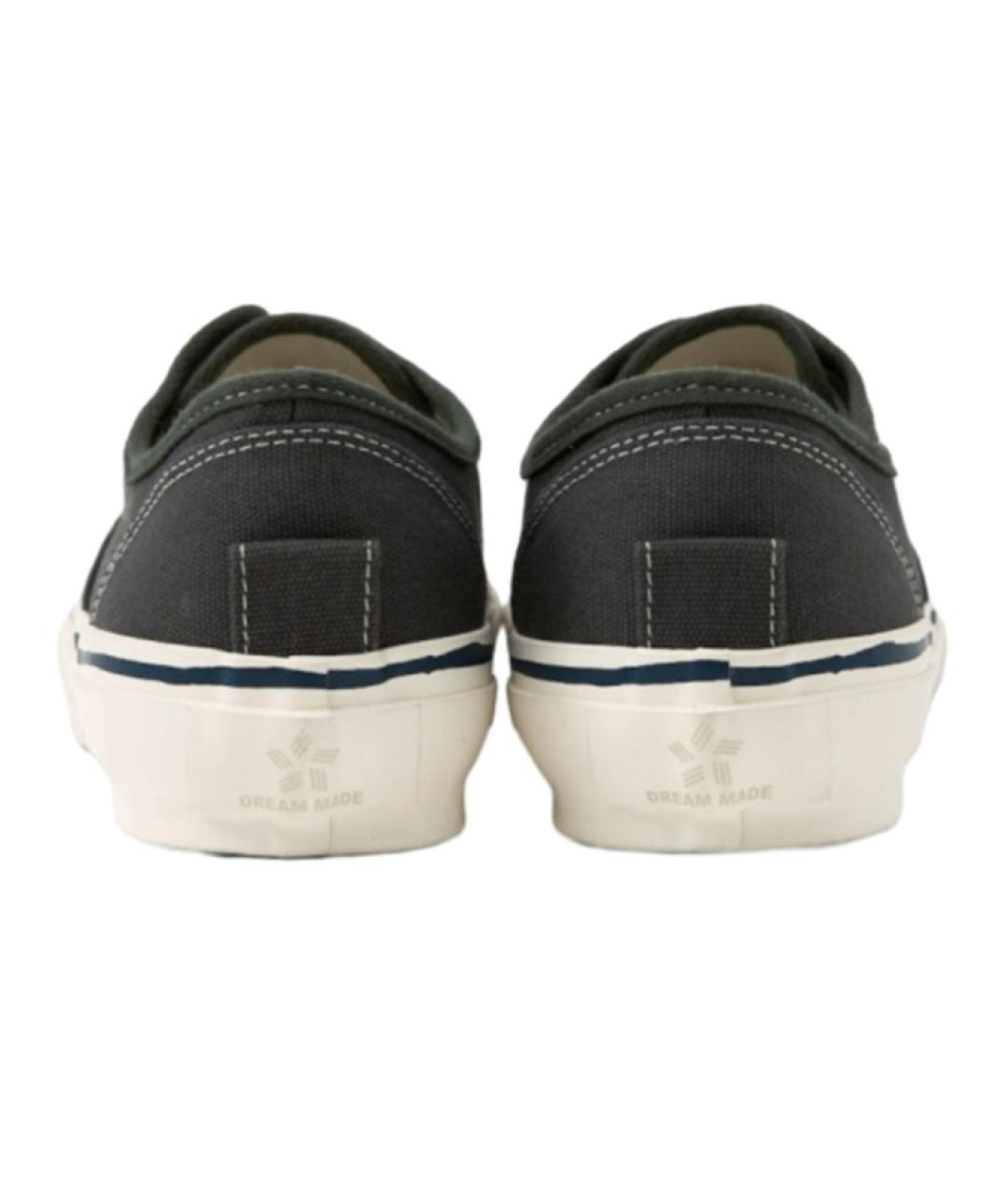 Mihara Yasuhiro Серые текстильные кроссовки, фото 3