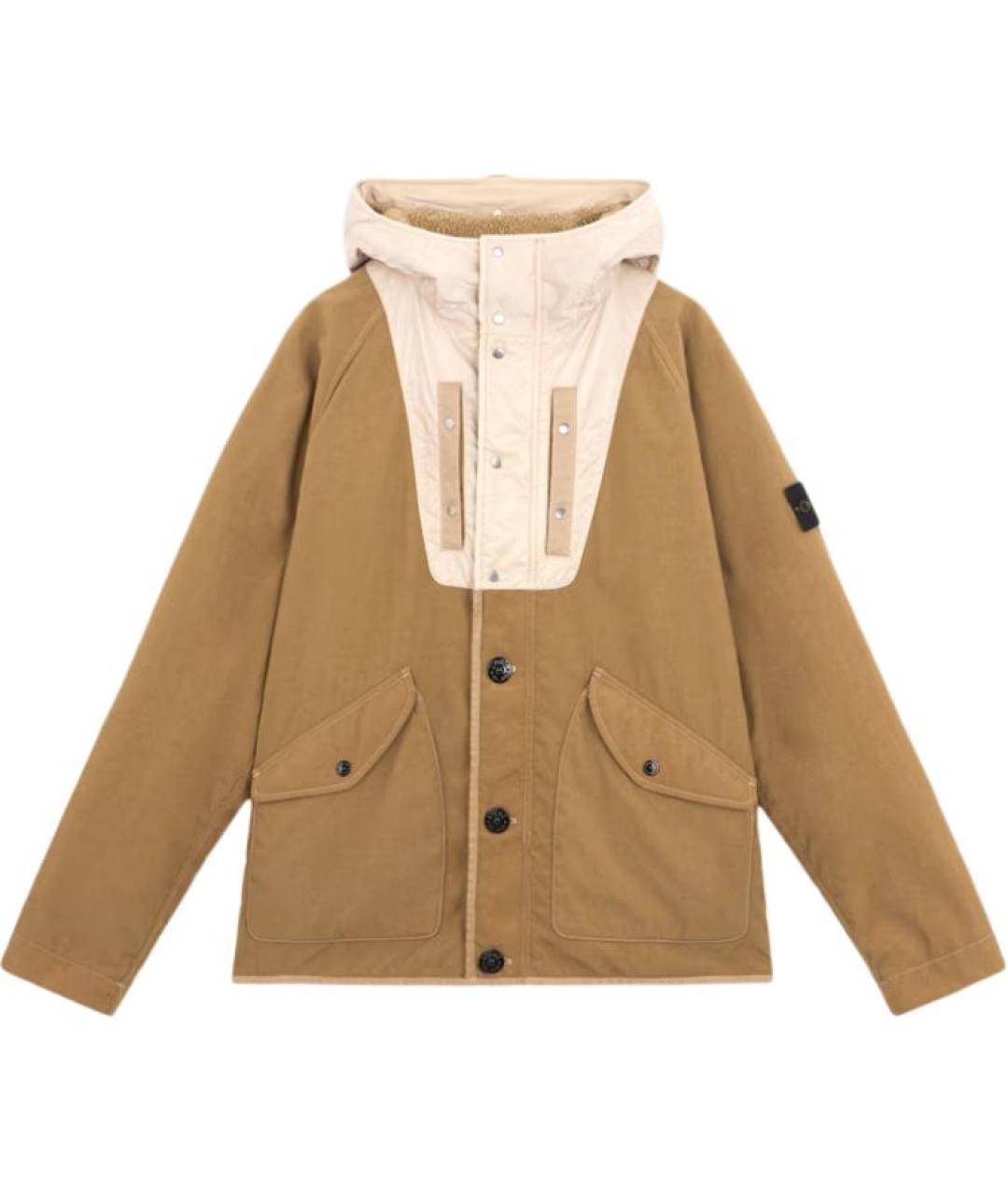 STONE ISLAND Коричневая куртка, фото 1