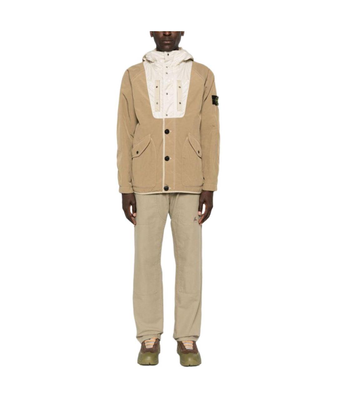 STONE ISLAND Коричневая куртка, фото 2