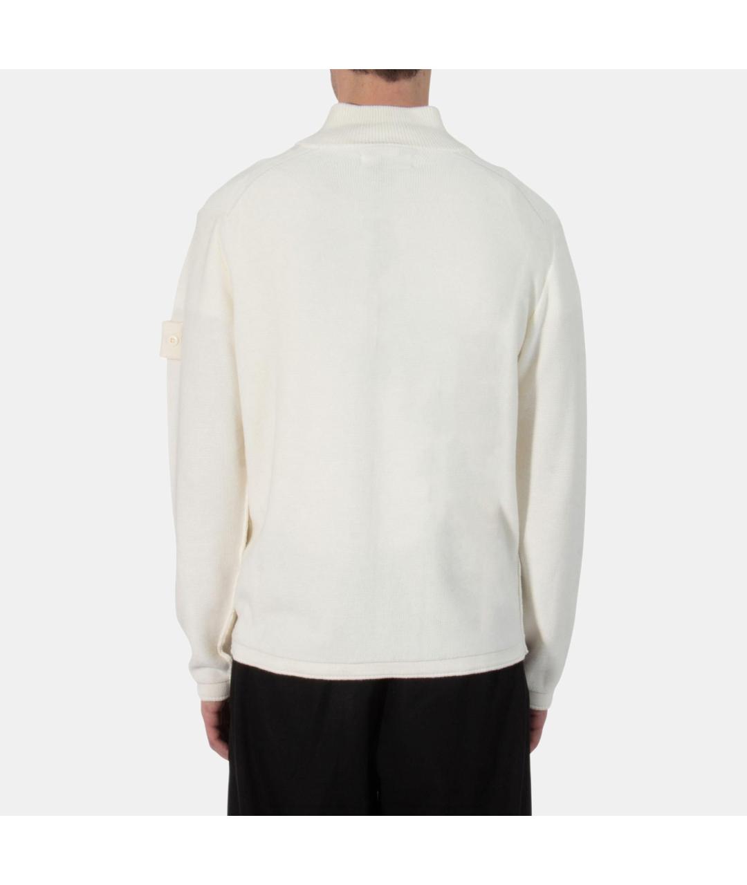 STONE ISLAND Белая куртка, фото 5