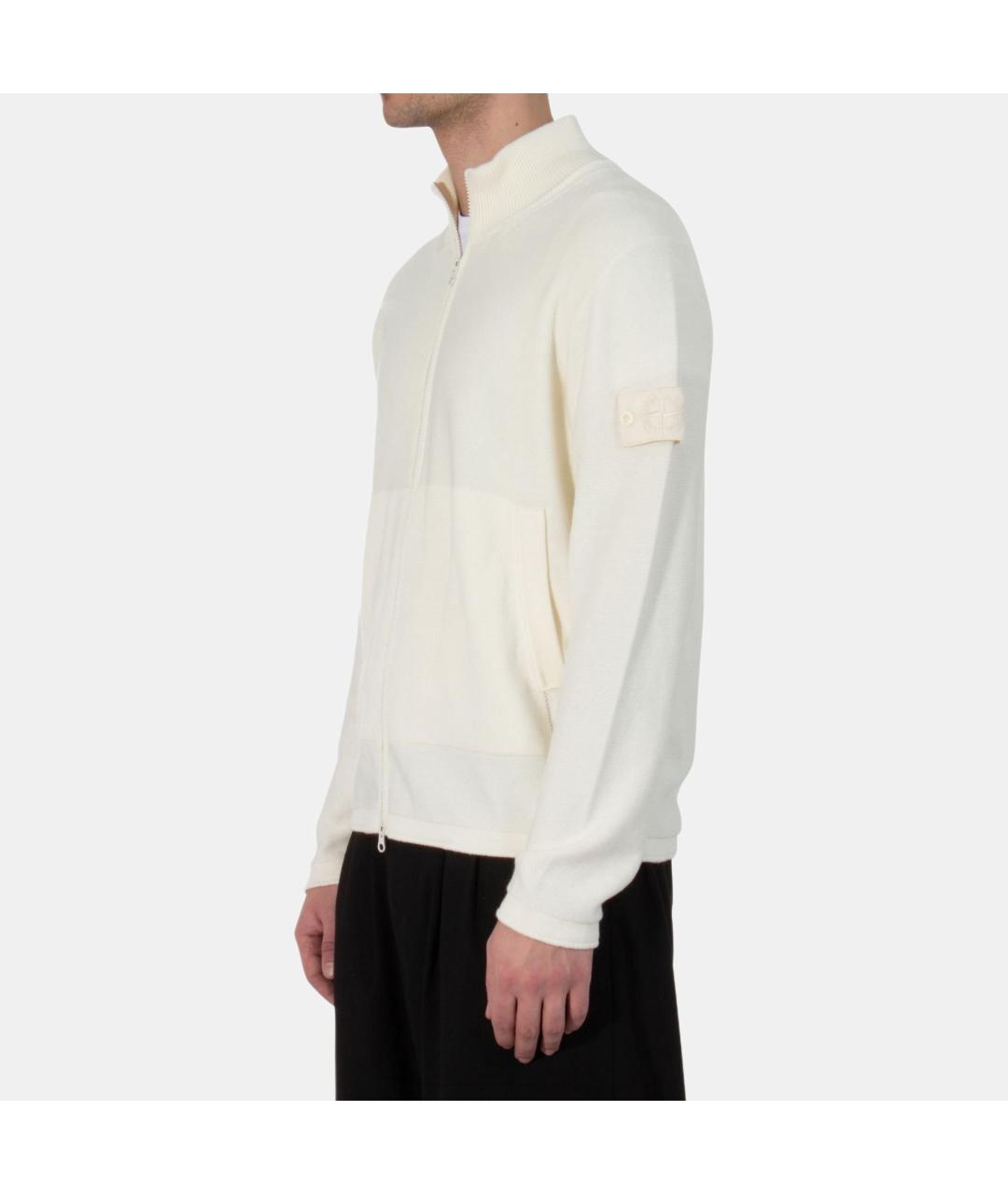 STONE ISLAND Белая куртка, фото 4