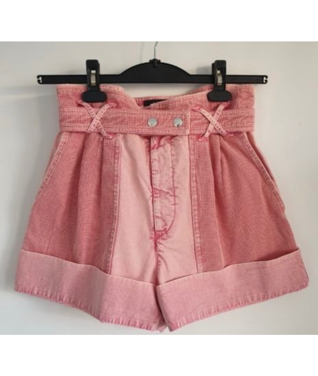 ISABEL MARANT Розовые хлопковые шорты, фото 6