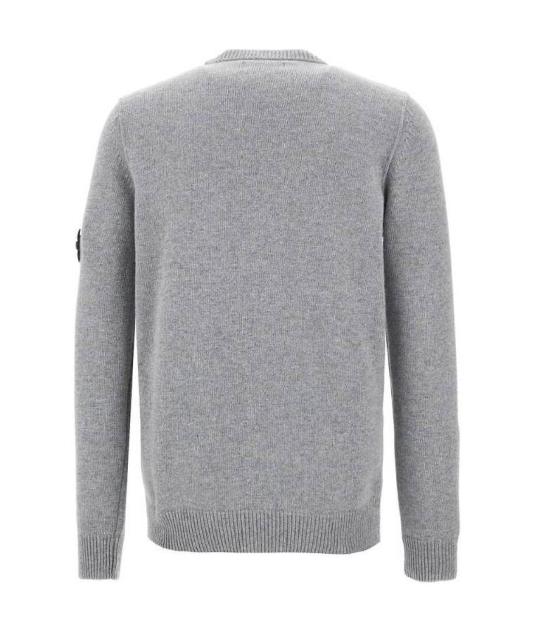 STONE ISLAND Серый джемпер / свитер, фото 2