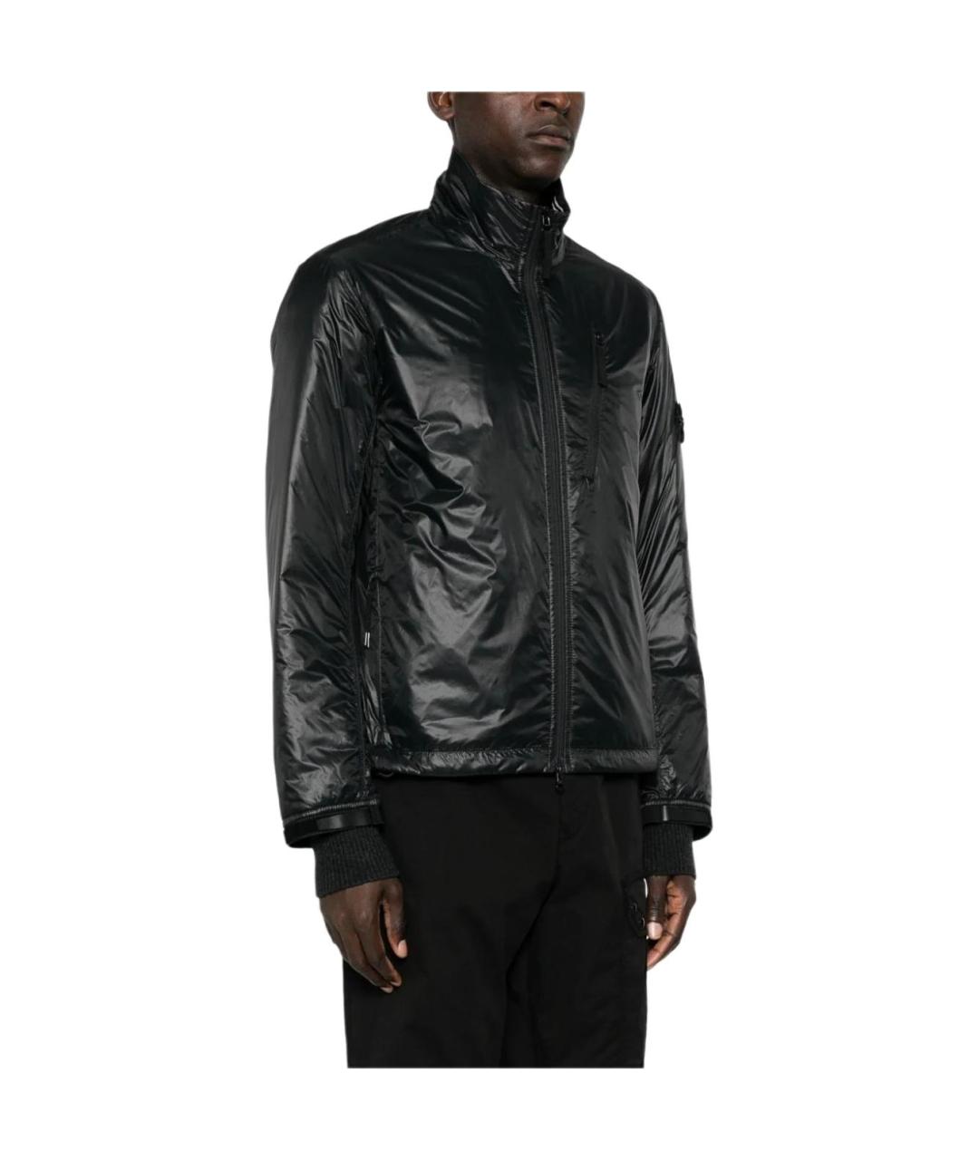 STONE ISLAND Черная куртка, фото 3