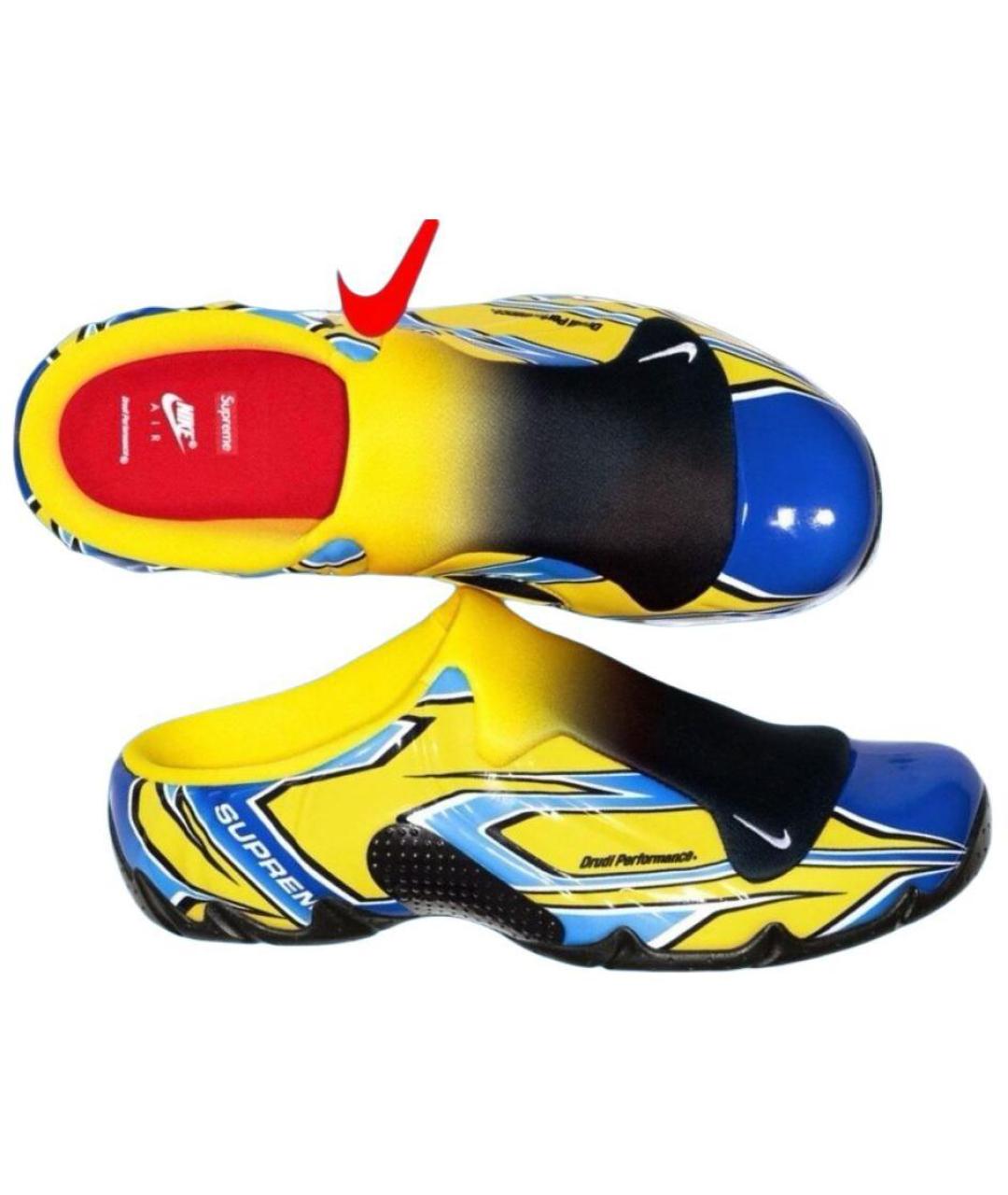 NIKE Желтые мюли, фото 5
