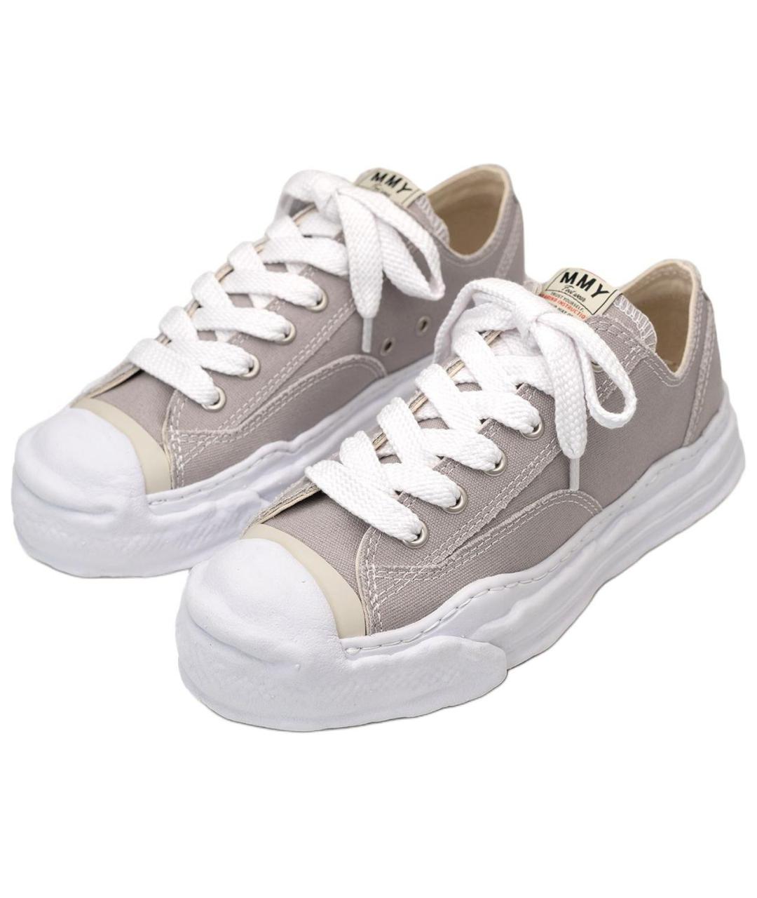 Mihara Yasuhiro Серые кеды, фото 3