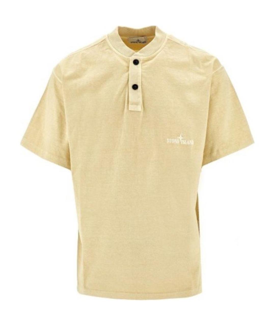 STONE ISLAND Желтая футболка, фото 1