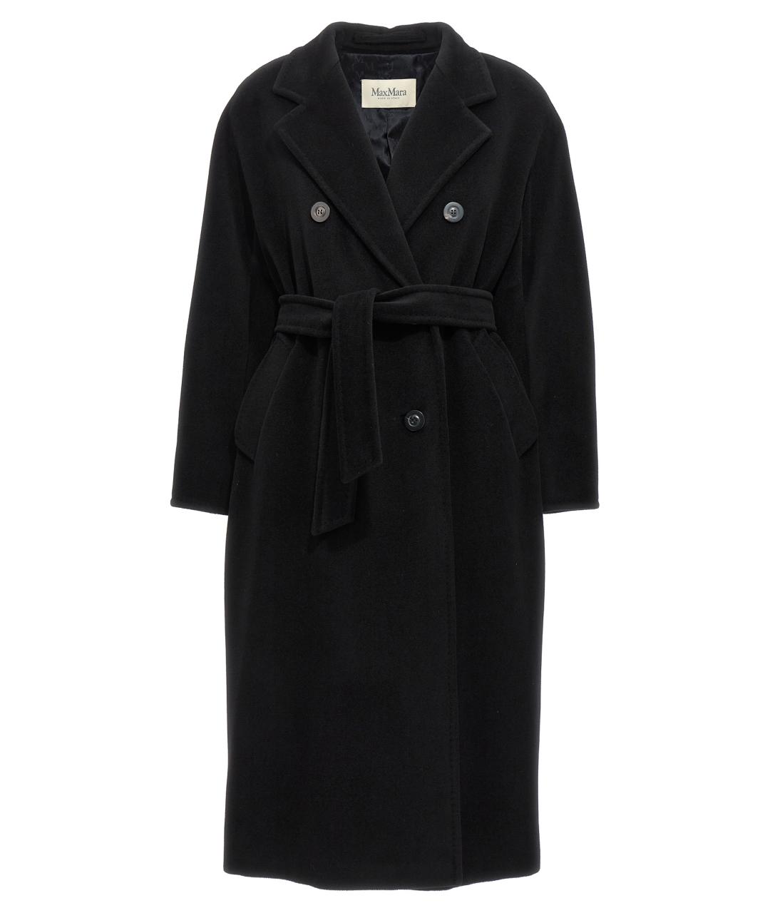 MAX MARA Черное шерстяное пальто, фото 1