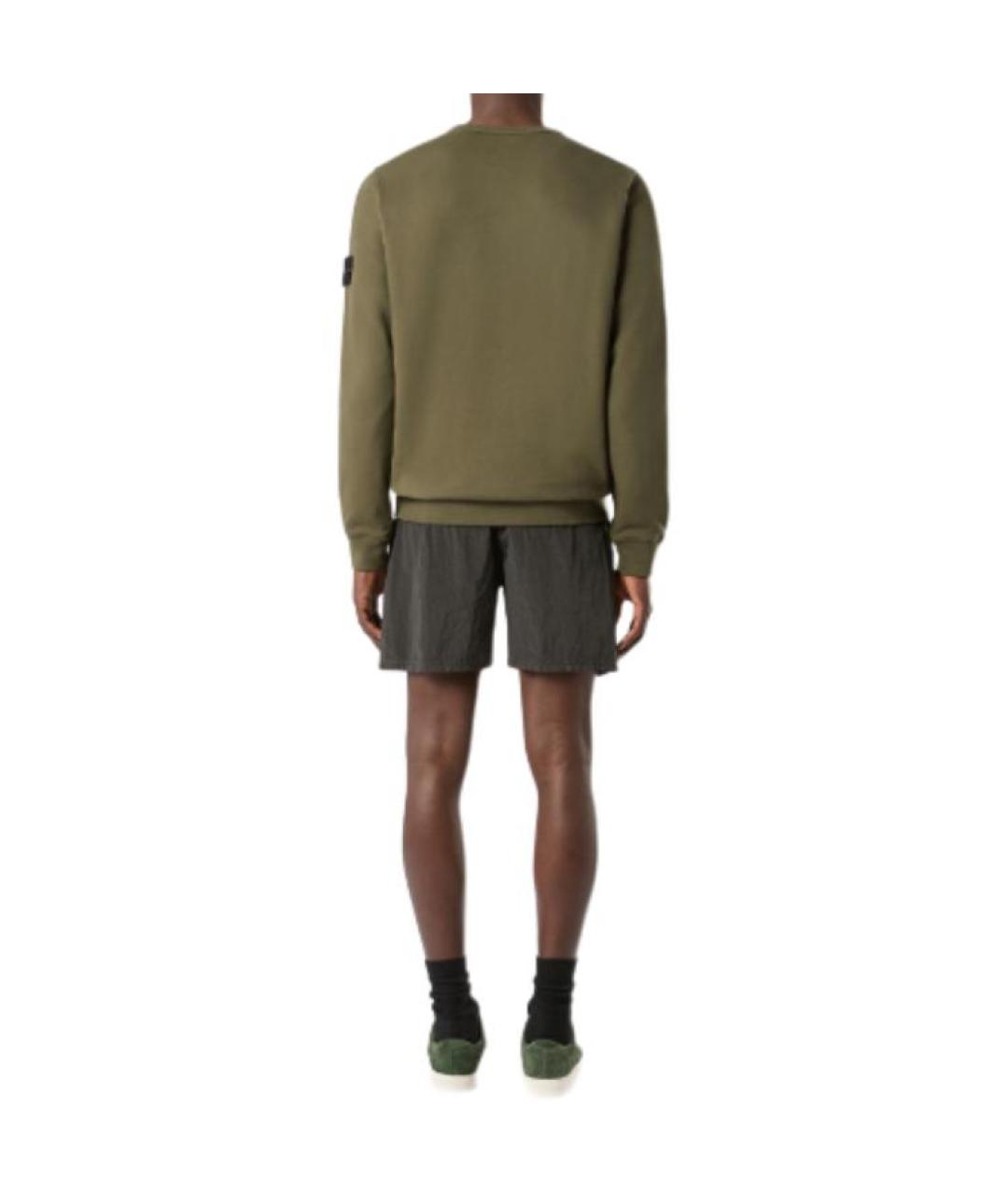 STONE ISLAND Серые шорты, фото 4