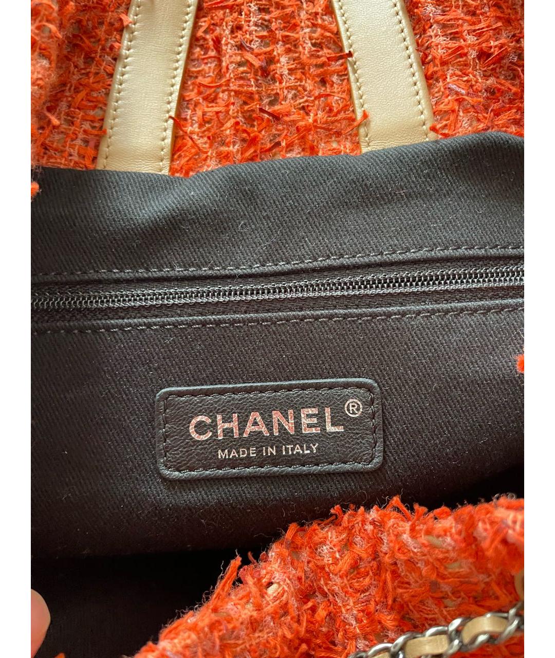 CHANEL Твидовый рюкзак, фото 6
