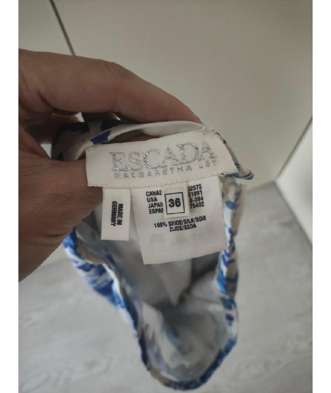 ESCADA Мульти шелковая юбка миди, фото 3
