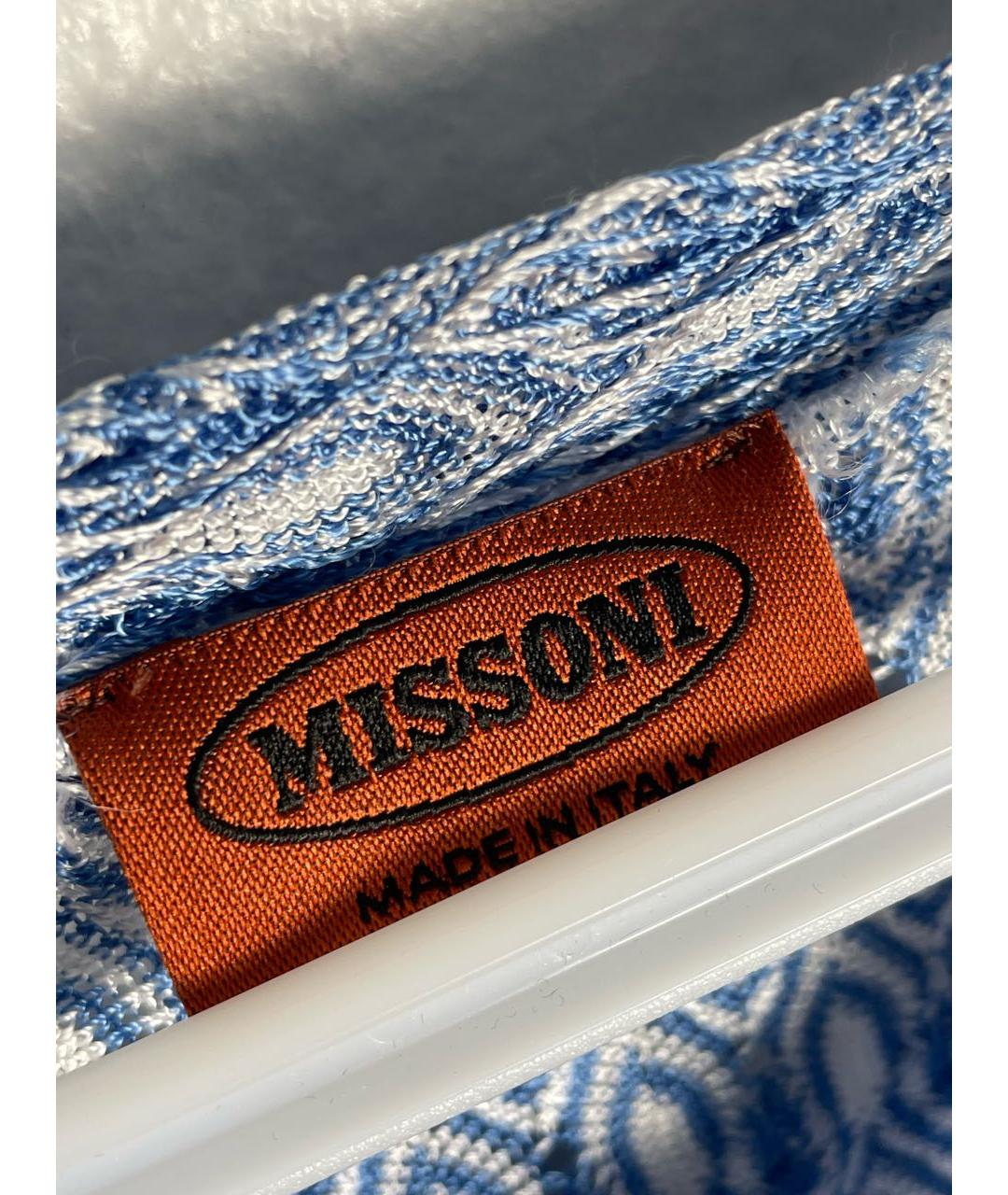 MISSONI Бирюзовая вискозная туника, фото 4