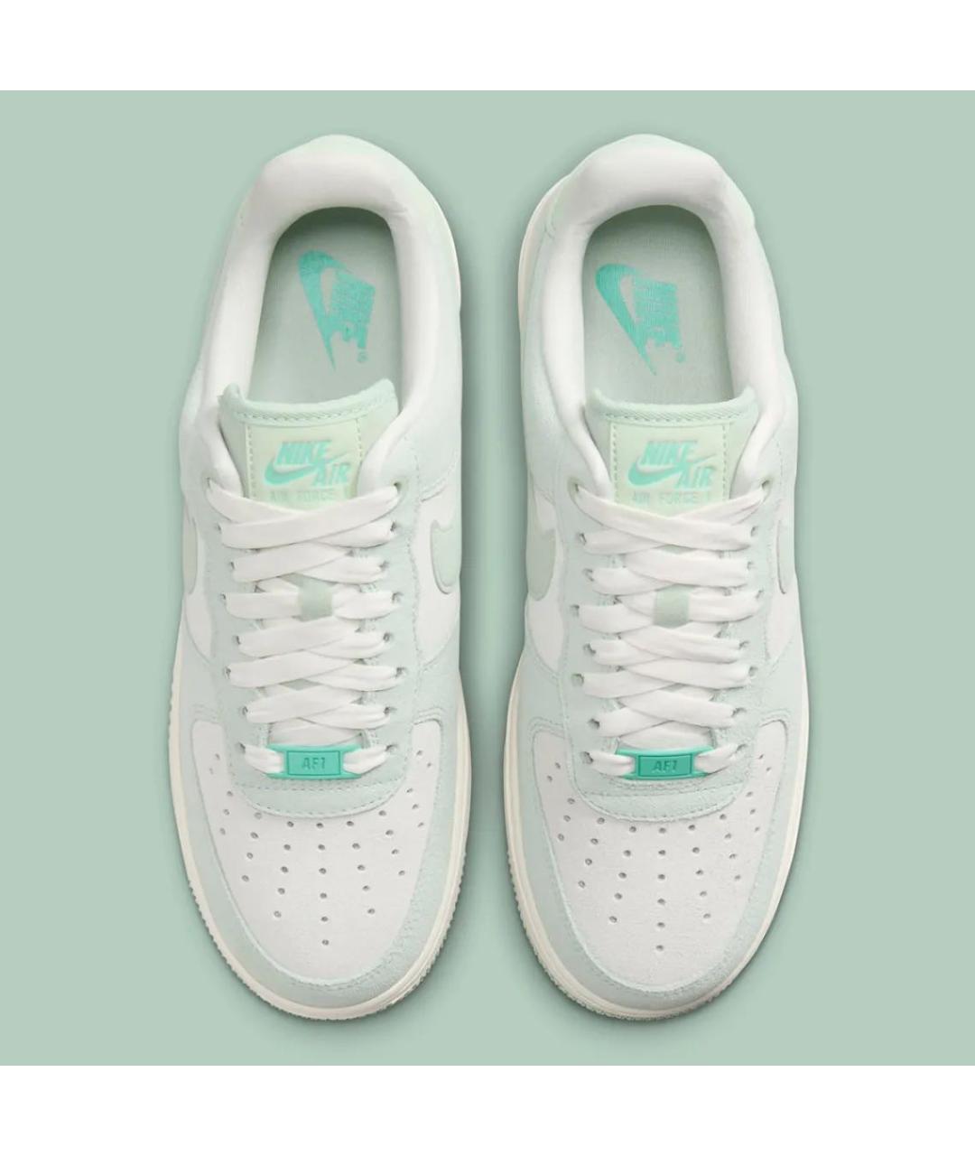 NIKE Зеленые замшевые кеды, фото 4