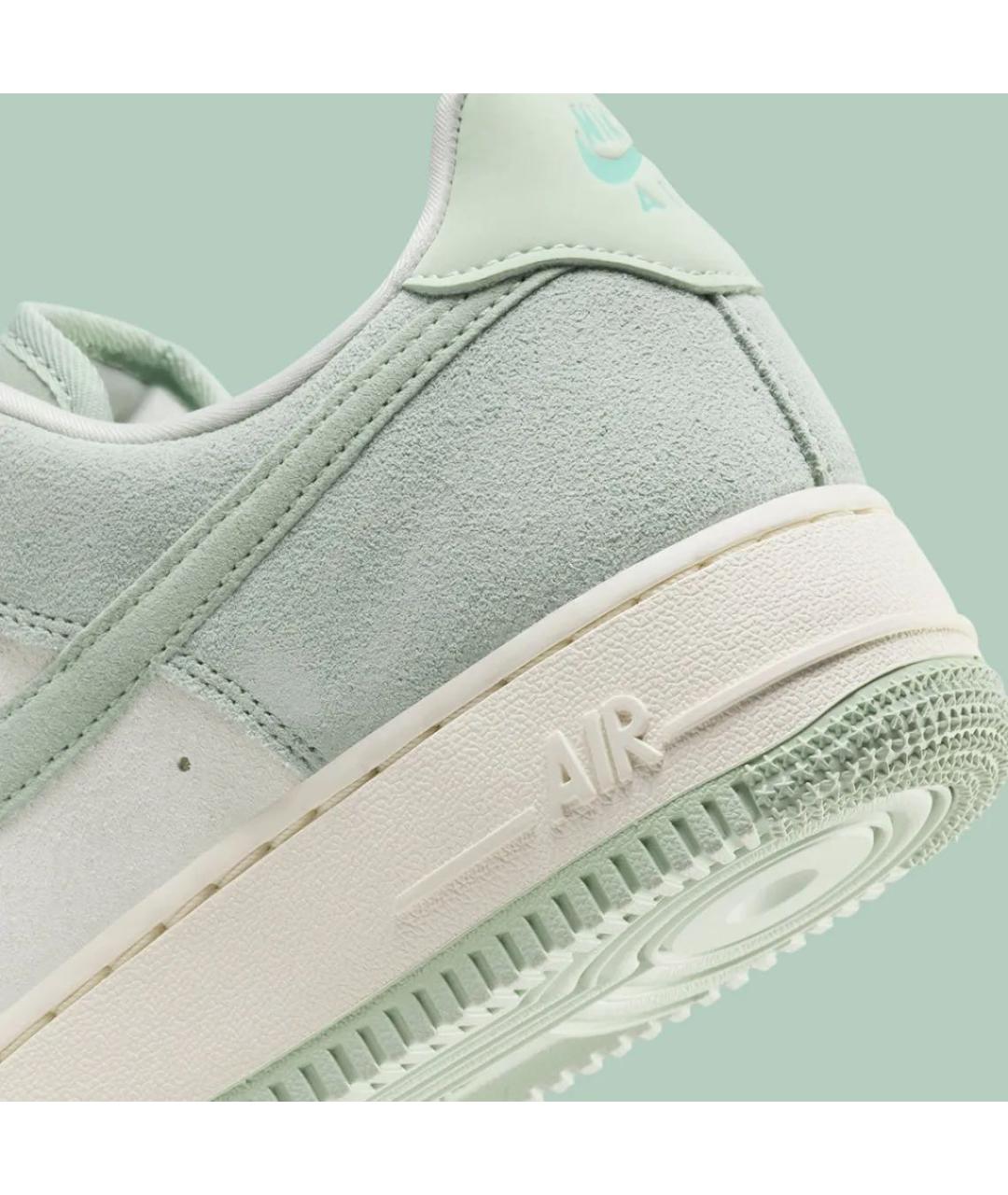 NIKE Зеленые замшевые кеды, фото 7