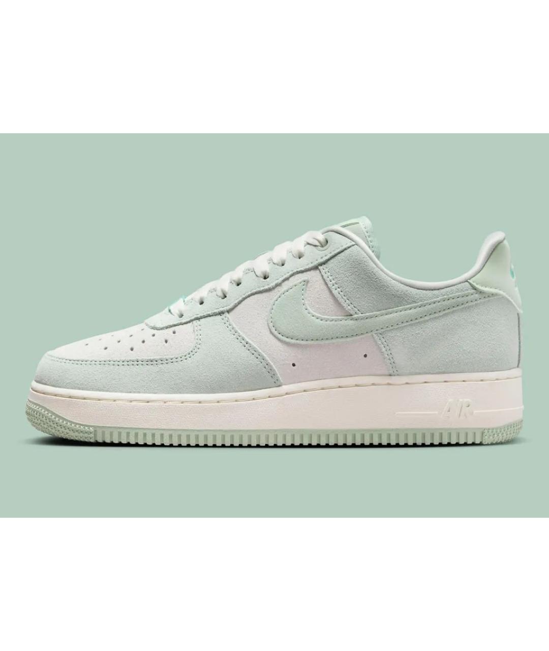 NIKE Зеленые замшевые кеды, фото 9