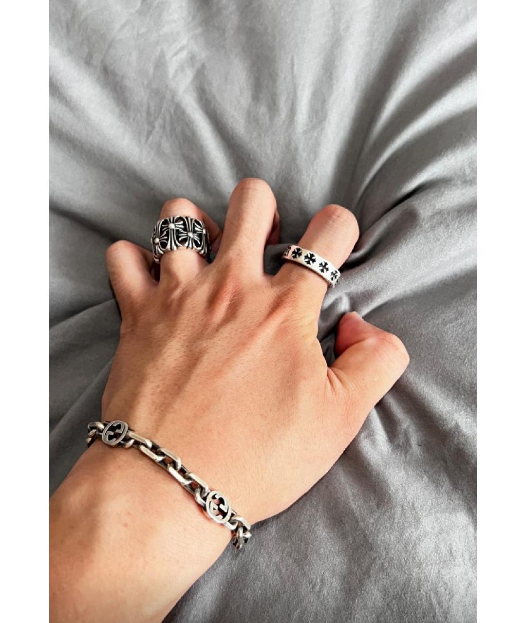 GUCCI Серебряный браслет, фото 7