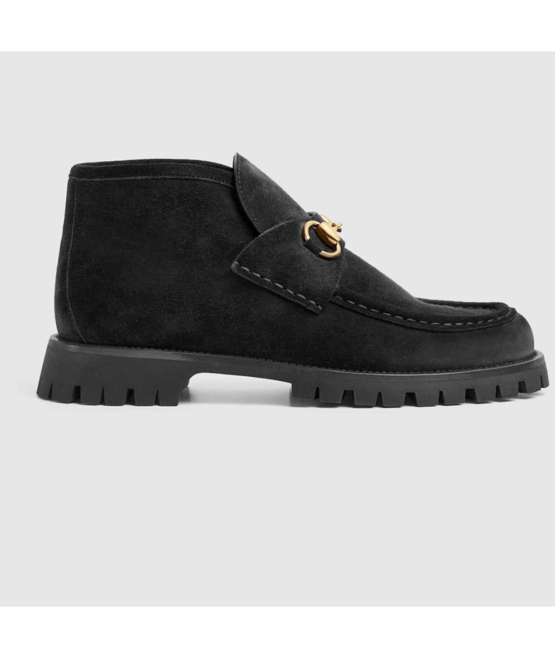 GUCCI Черные ботинки, фото 2