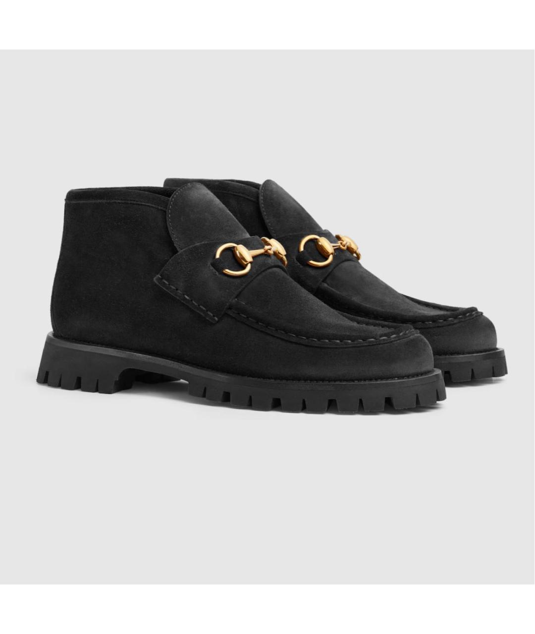 GUCCI Черные ботинки, фото 4