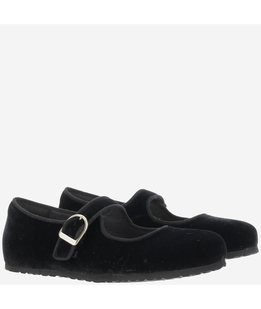 BIRKENSTOCK Черные замшевые балетки, фото 3