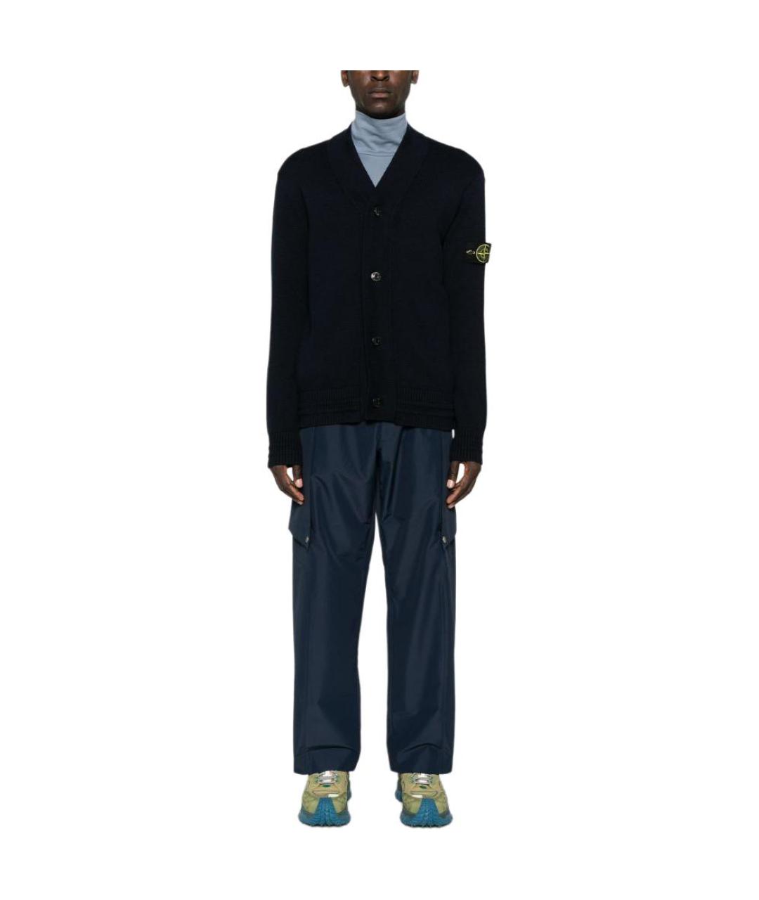 STONE ISLAND Синий кардиган, фото 3