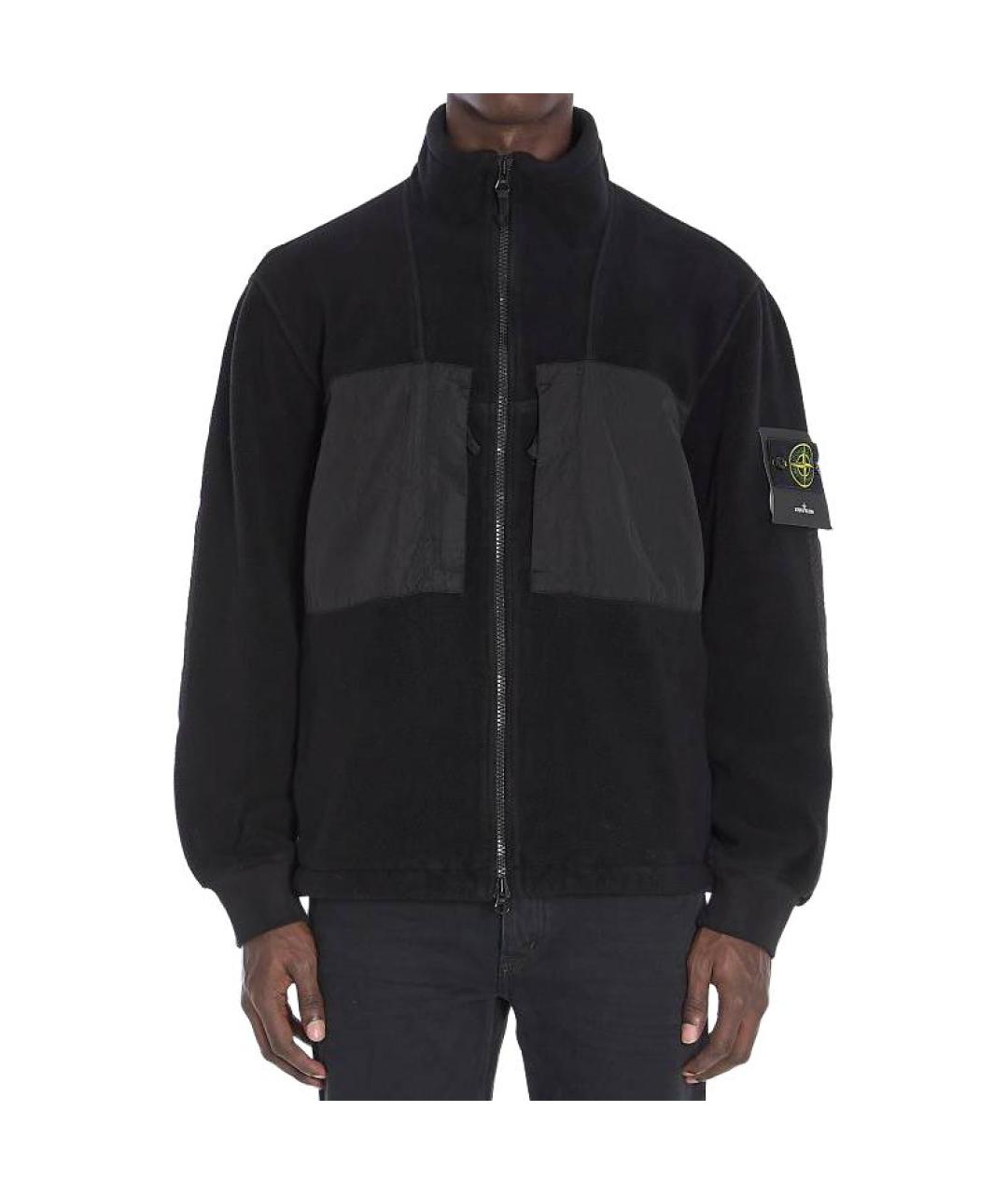 STONE ISLAND Черная куртка, фото 4