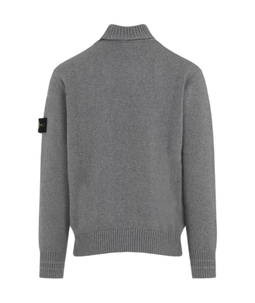 STONE ISLAND Серый джемпер / свитер, фото 2