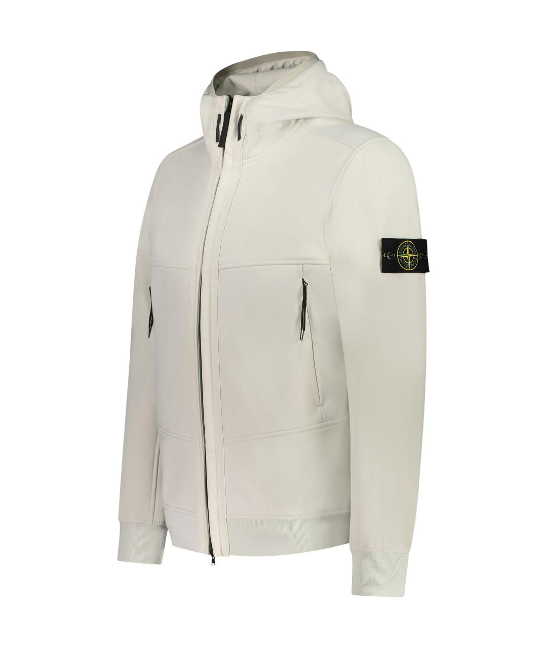 STONE ISLAND Белая куртка, фото 3