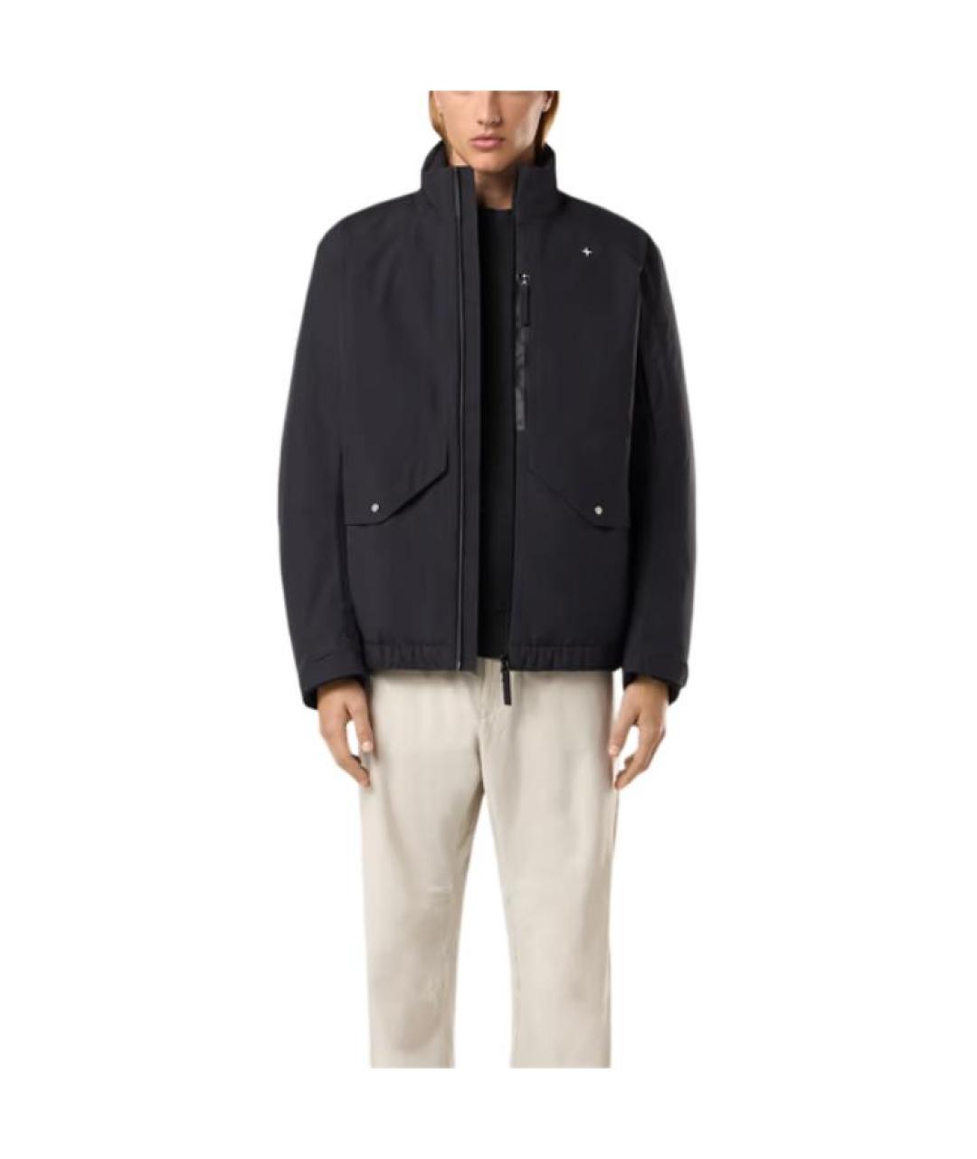 STONE ISLAND Черная куртка, фото 3
