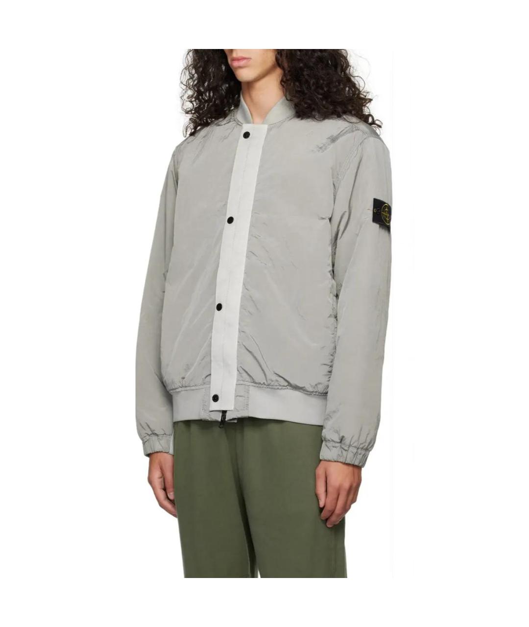 STONE ISLAND Серая куртка, фото 4