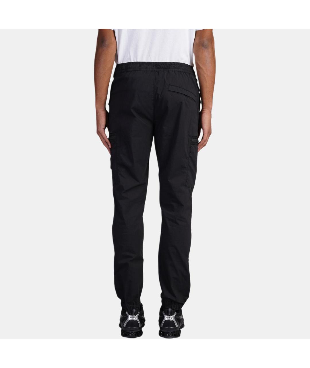 STONE ISLAND Черные повседневные брюки, фото 4