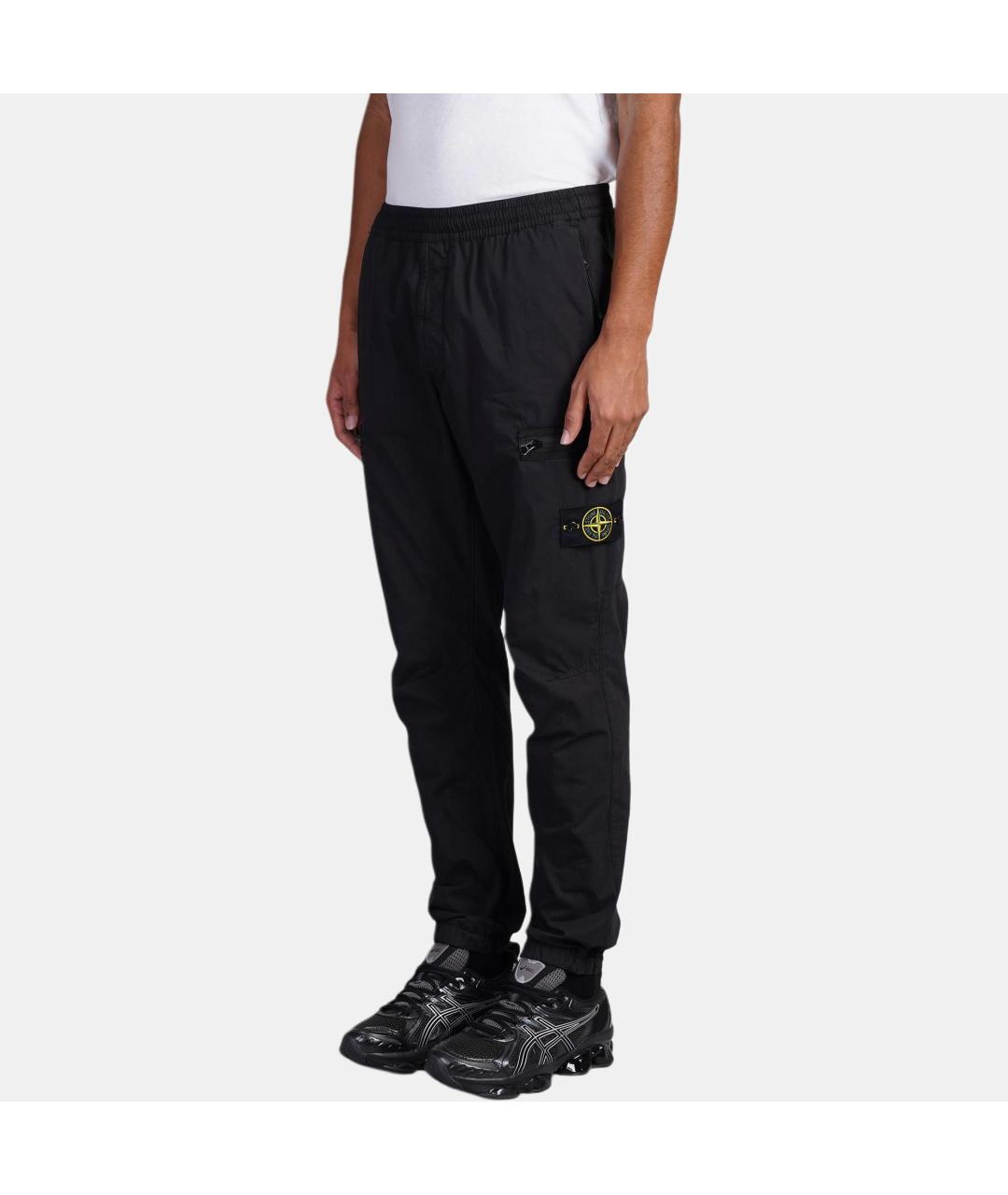 STONE ISLAND Черные повседневные брюки, фото 5