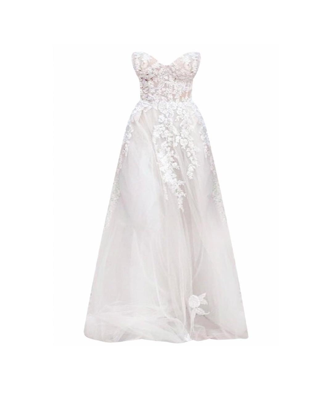 GIA COUTURE Белое шелковое свадебное платье, фото 7