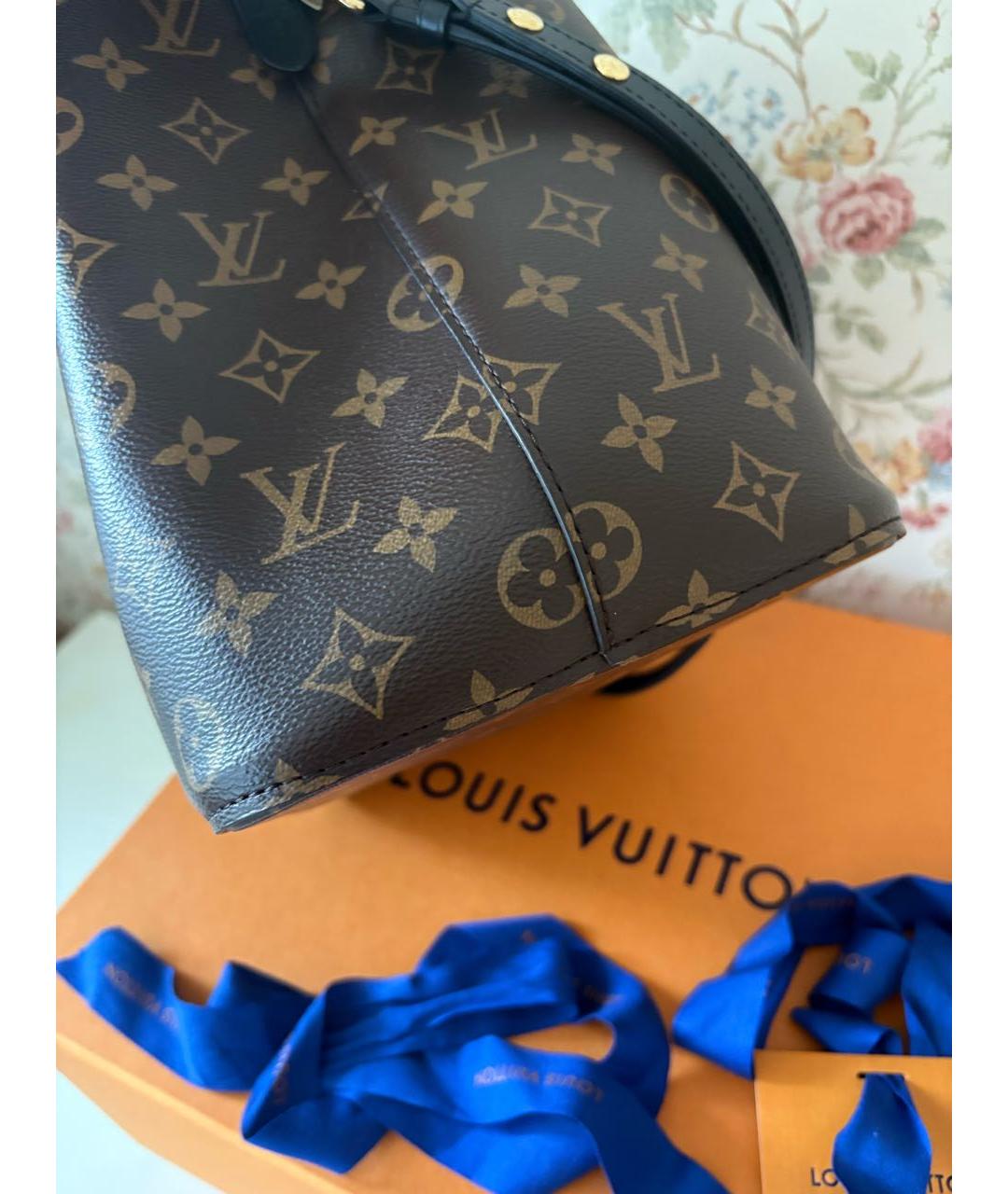 LOUIS VUITTON Коричневая сумка тоут, фото 5