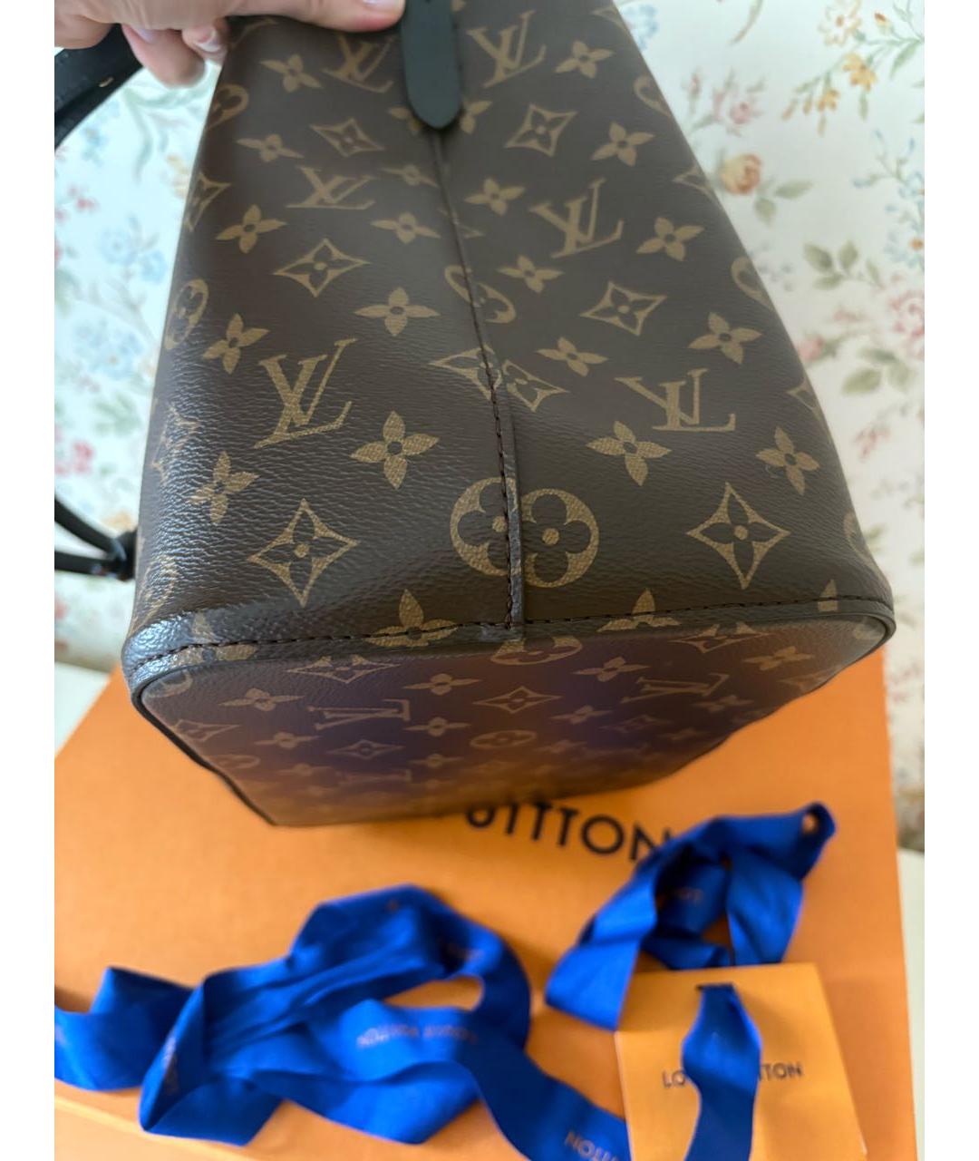 LOUIS VUITTON Коричневая сумка тоут, фото 6