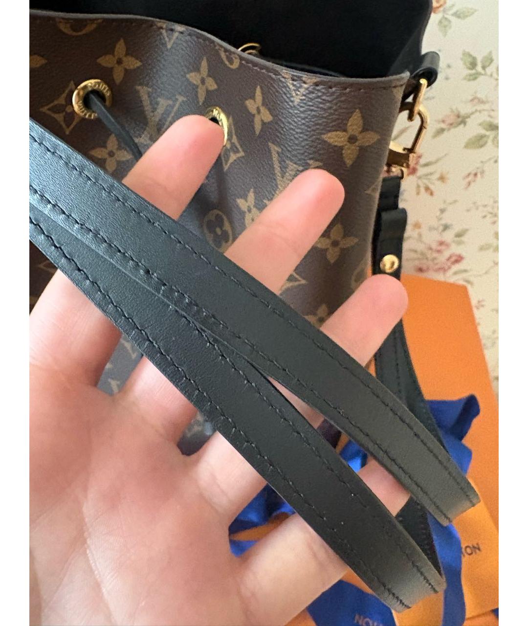 LOUIS VUITTON Коричневая сумка тоут, фото 3