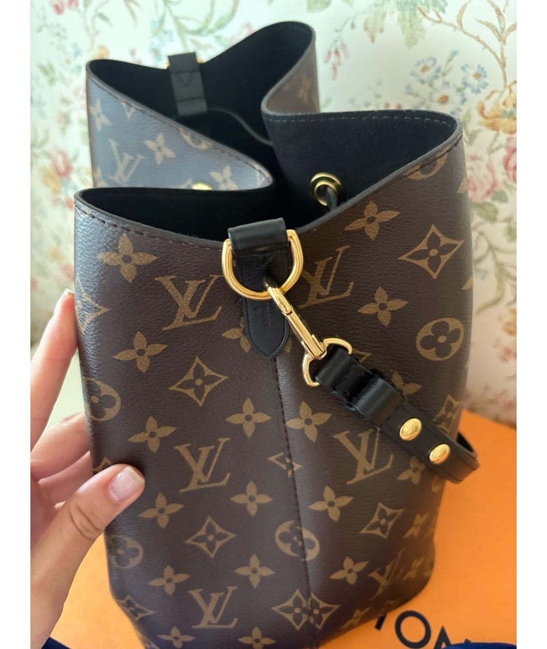 LOUIS VUITTON Коричневая сумка тоут, фото 7