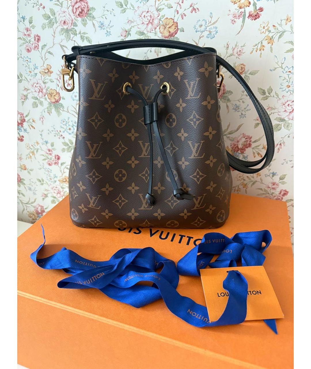 LOUIS VUITTON Коричневая сумка тоут, фото 8