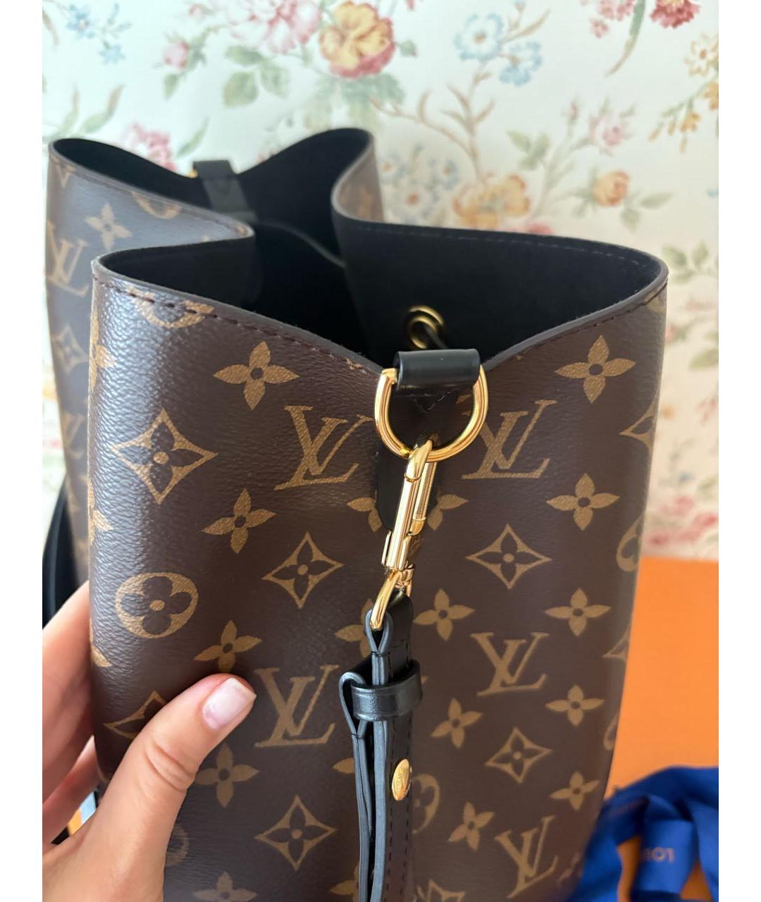 LOUIS VUITTON Коричневая сумка тоут, фото 4