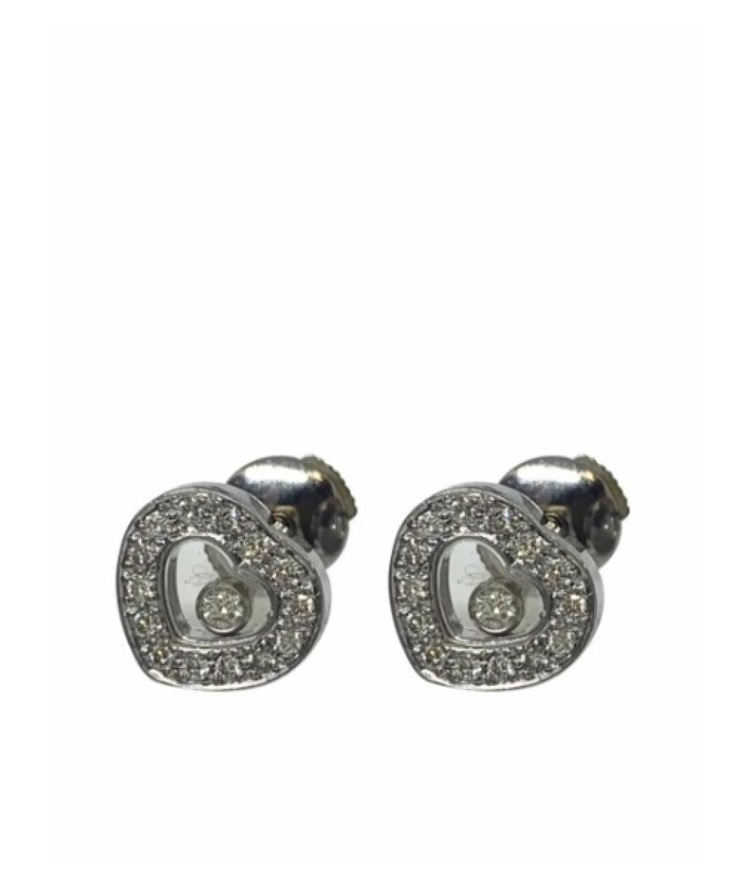 CHOPARD Белые серьги из белого золота, фото 1
