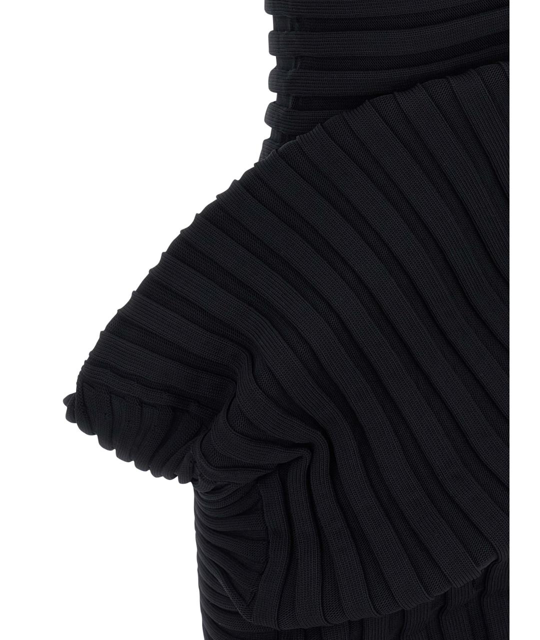 ISSEY MIYAKE Черное полиэстеровое платье, фото 3